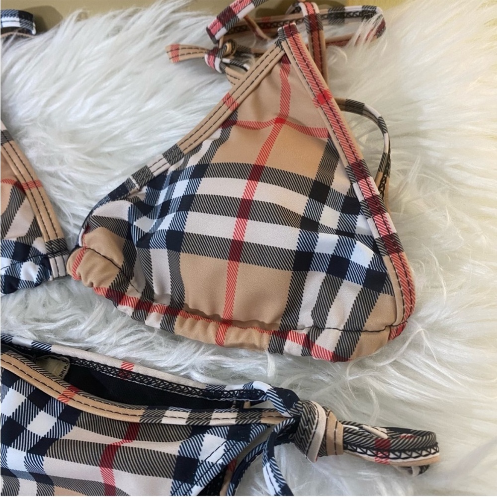 Burberry Checkered Bikini Set - image 2